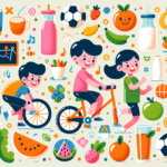 Poster Kreatif Pola Hidup Sehat yang Mudah Digambar untuk Anak-Anak
