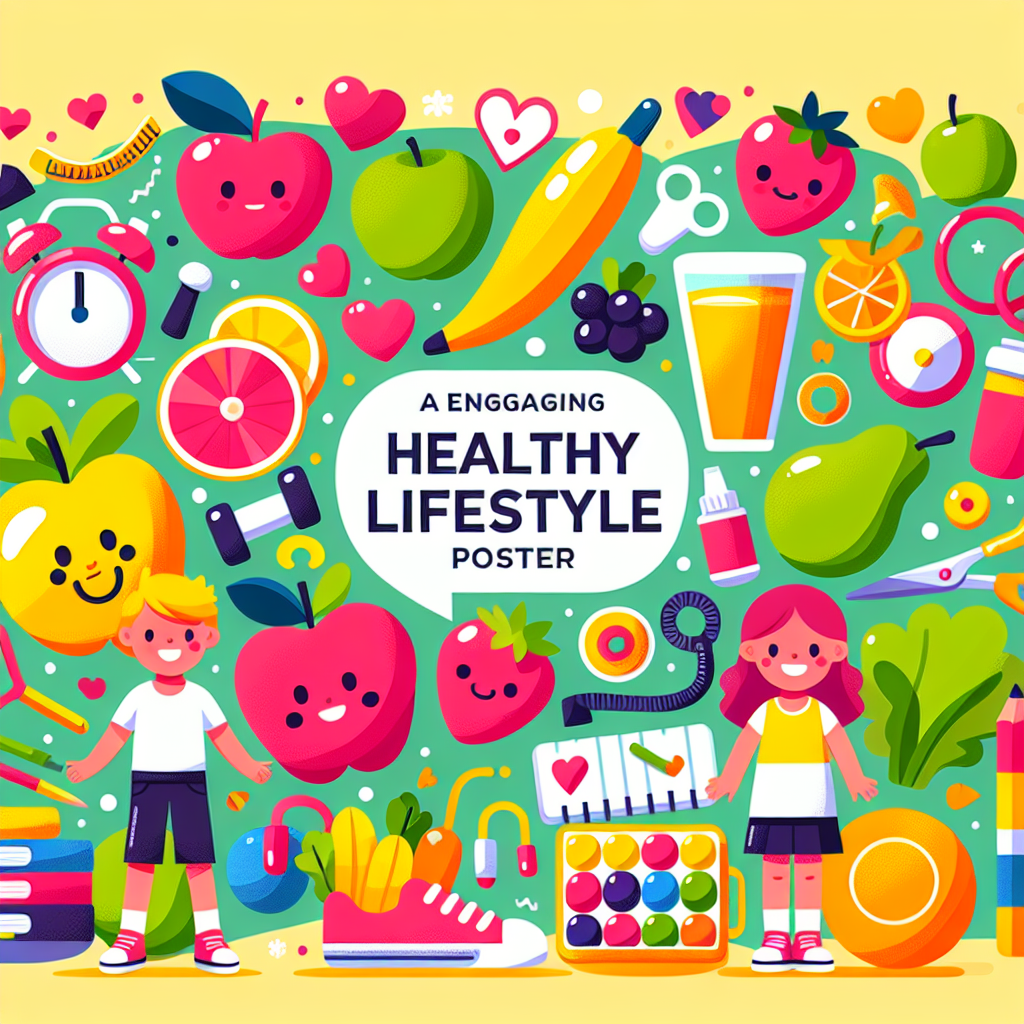 Tips Membuat Poster Hidup Sehat yang Menarik untuk Anak SD